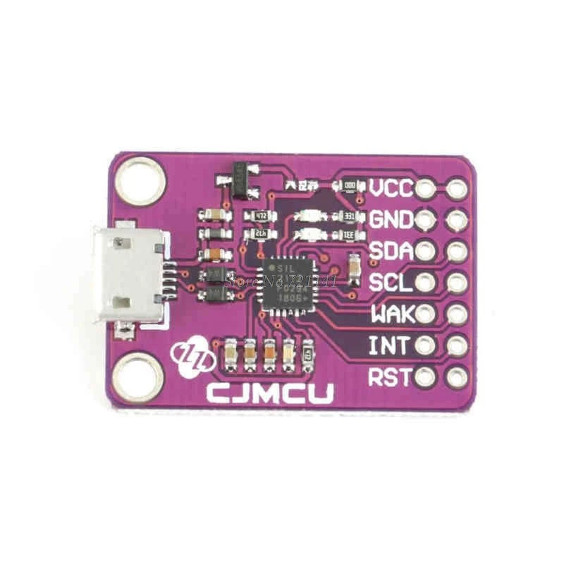 Плата фиксации CP2112 USB к SMBus I2C модуль связи 2 0 MicroUSB 2112 набор для оценки модуля