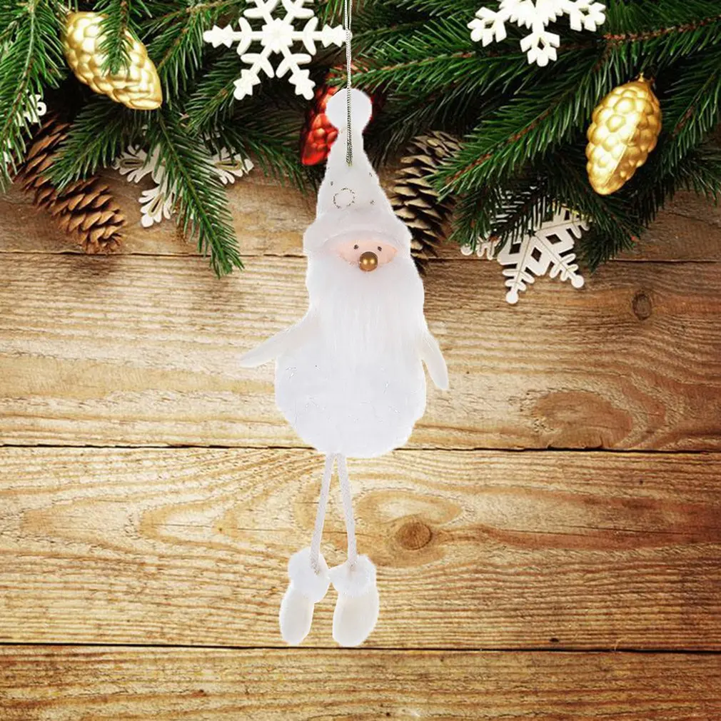 Hanging Angel Round Doll Ornament Snowwhite Angel Christmas Tree Boutique Creative Fabric Decoration Pendant