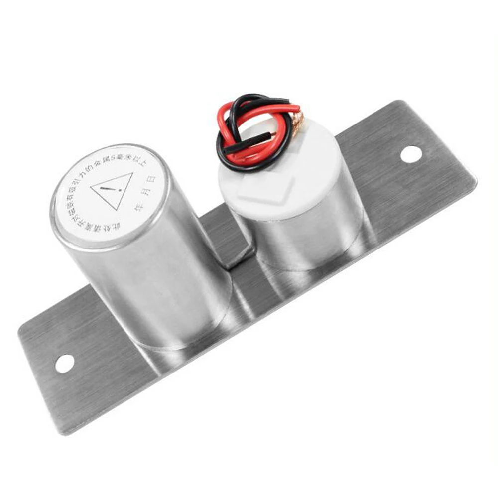 LUCKING DOOR Stainless Steel Mini Electric Bolt Lock DC 12V Solenoid Electric Door Lock Easy to Install