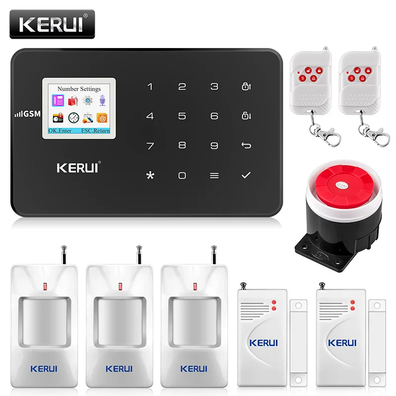 Система охранной сигнализации KERUI G18 GSM Беспроводная сигнализация для дома защита