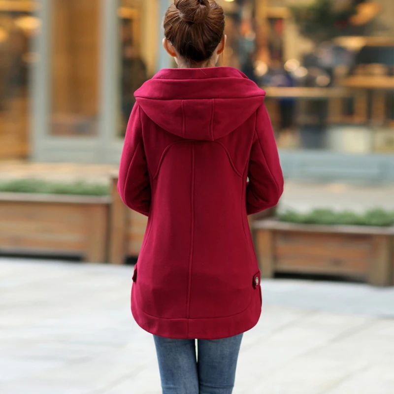 Hoodies Women Coat Autumn Women Sweatshirts Plus Size 4XL 5XL 6XL Jackets Hooded Thickening Free Shipping Fashion New Oversized
