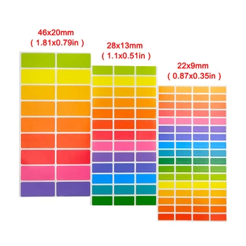 

DIY Rainbow Color Waterproof Blank Name Stickers Custom Children Personal Sticker Personalized Handwritten Stationery Label