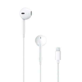 

Earphone with mic FOR APPLE EarPods, C lighting connector, Lightning, White