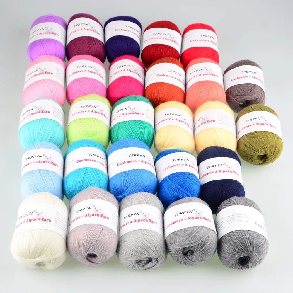 TPRPYN 1pc=50g 450M Thin Cashmere Wool Yarn For Hand Knitting lana to Crochet Yarn to knit yarn