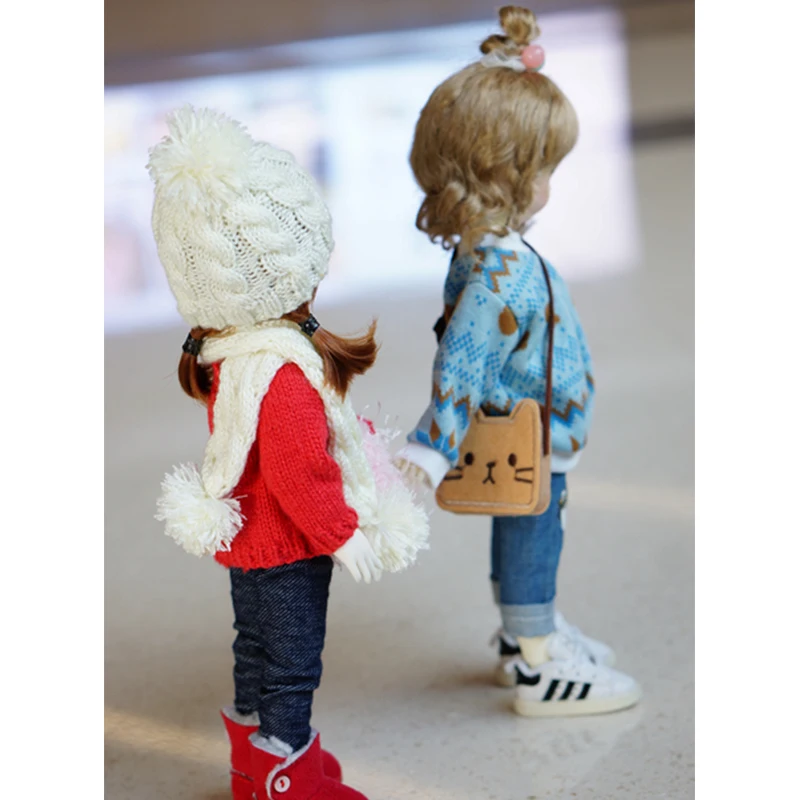 BJD одежда 1/6 синий свитер пуловер с капюшоном для YOSD MYOU imda3.0 аксессуары кукол
