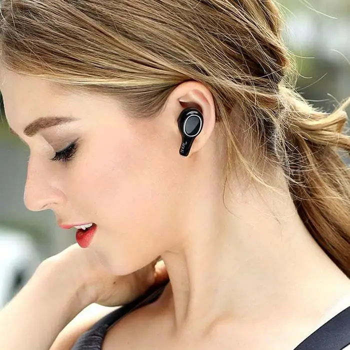 Miini TWS Wireless Earphone Neckband Bluetooth 4.2 Stereo Bass Wireless Earphones Music Noise Cancellation Bluetooth Headsets