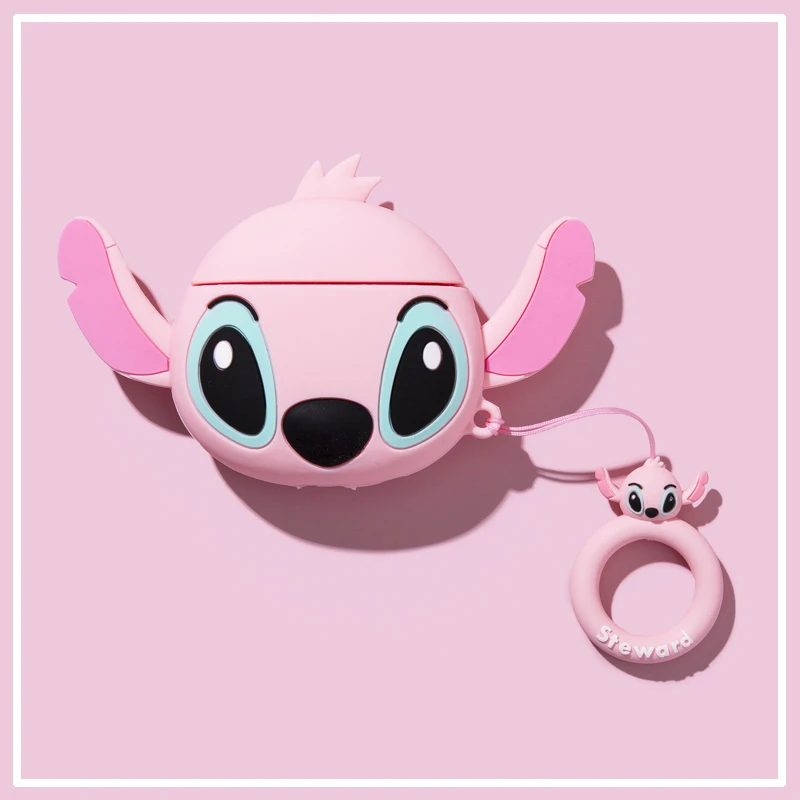 3D чехол для наушников для Airpods Pro Чехол Милые силиконовые Мультяшные наушники/Earpods чехол для Apple Air Pods 3 Pro Чехол с брелком - Цвет: 148-U