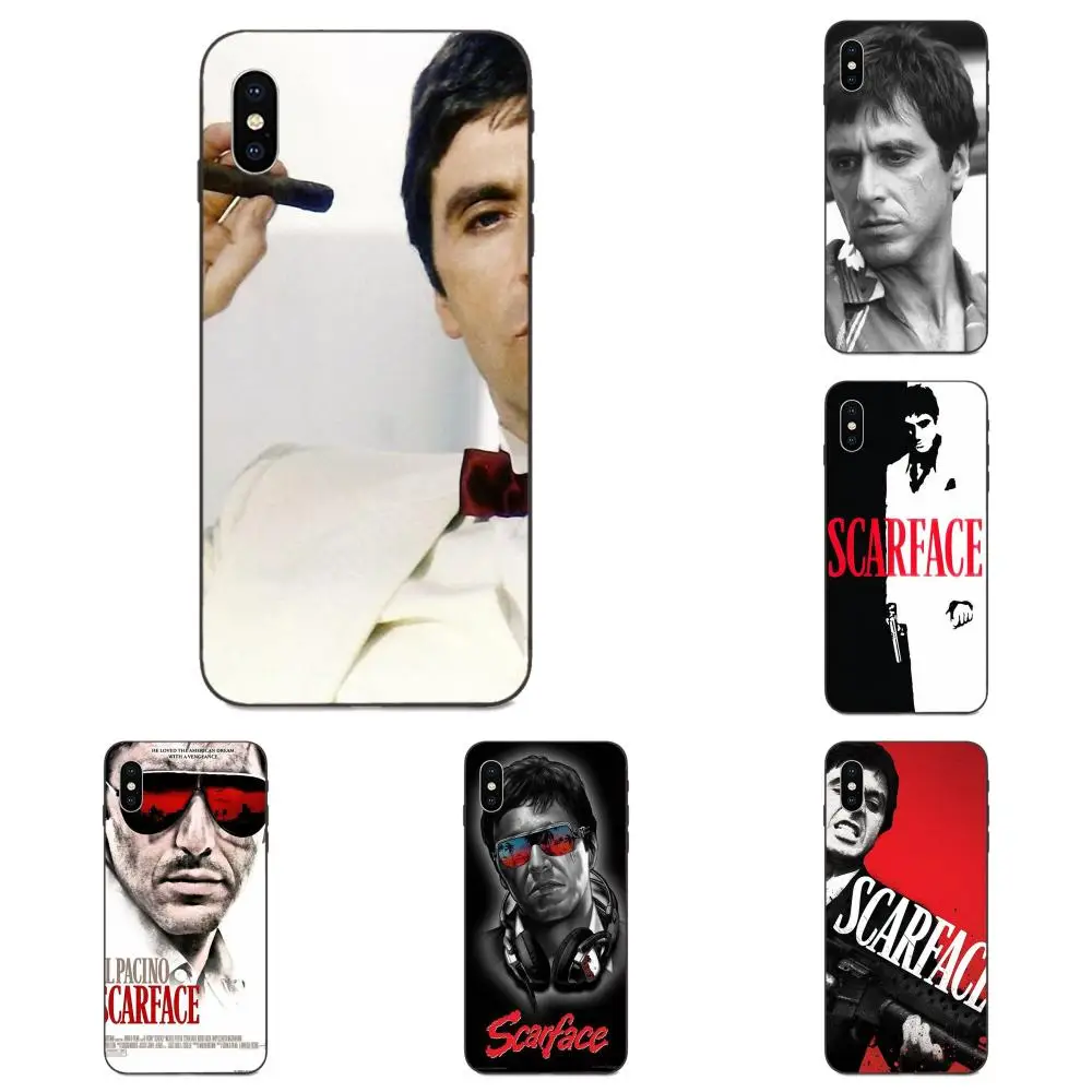 Scarface Al Pacino Мягкий ТПУ чехол для телефона с изображением Xiaomi Redmi Mi Note 2 3S 8 9 Lite SE