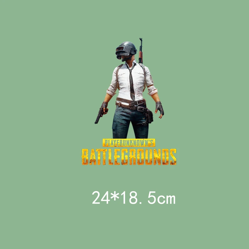 Новые Панк PUBG полосы термо-Стикеры для одежды на наклейки для одежды приклеенные железные частички для одежды Аппликации термочувствительные патчи - Цвет: TH1052