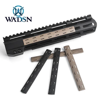 WADSN Tattico BCM M-LOK Copertura Ferroviarie 5 pz/set di Caccia di Airsoft Rifle Handguard MLOK Panel Guida Ai Polimeri di Adattatore di Montaggio