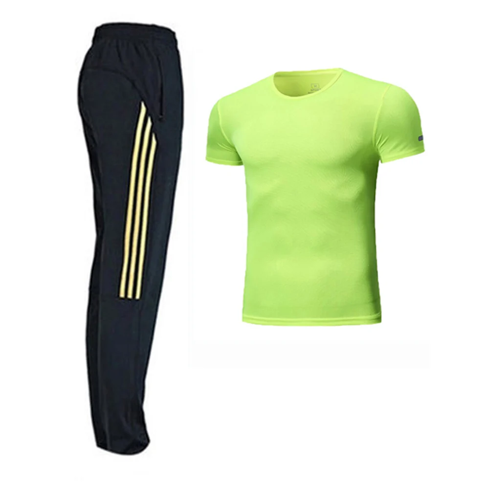 BINTUOSHI, дышащие спортивные штаны, Мужские штаны для бега с карманами на молнии, высокая эластичность, тренировочные штаны для фитнеса, штаны для мужчин - Цвет: golden green