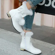 SAGACE милые ботинки женские повседневные модные однотонные ботинки с бантиком и меховыми помпонами больших размеров дышащая зимняя теплая Уличная обувь