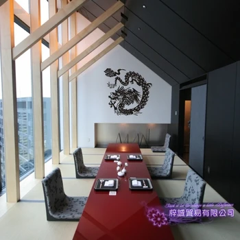 

Sushi Dragon Wall Sticker Restaurant Japanese Food Decal Poster Vinyl Art Decals Decor Mural Decoration Sushi Dragon Glass Decal