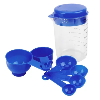 

NICEYARD 7Pcs/set Measuring Spoon Sets Useful Coffee Milk Tea Sugar Baking Spoon Plastic Measuring Cup Kitchen Tools