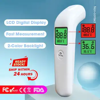 

In Stock Baby Forehead Thermometer Digital LED Body Temperature Meter Non-contact Infrared Thermometer Children Adult
