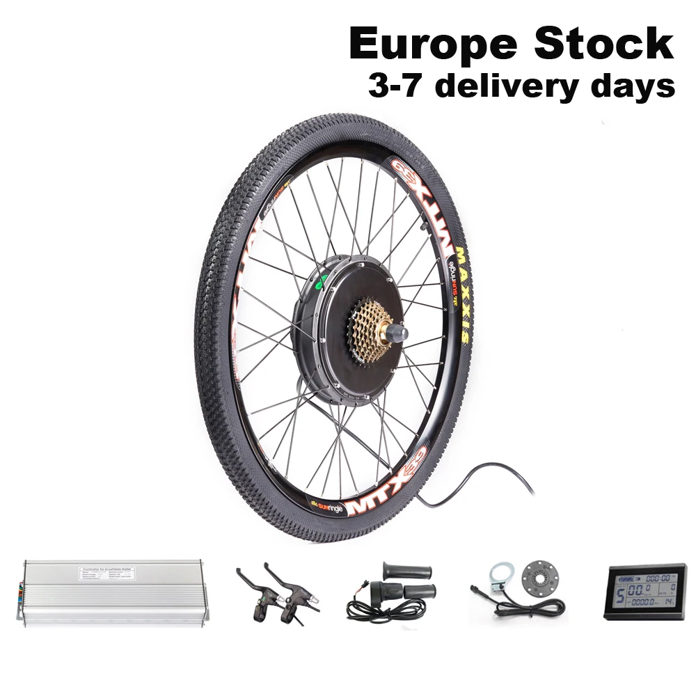 Ebike Hub Motor Kit 48V 1000W 1500W MTX Rim Disc Brake