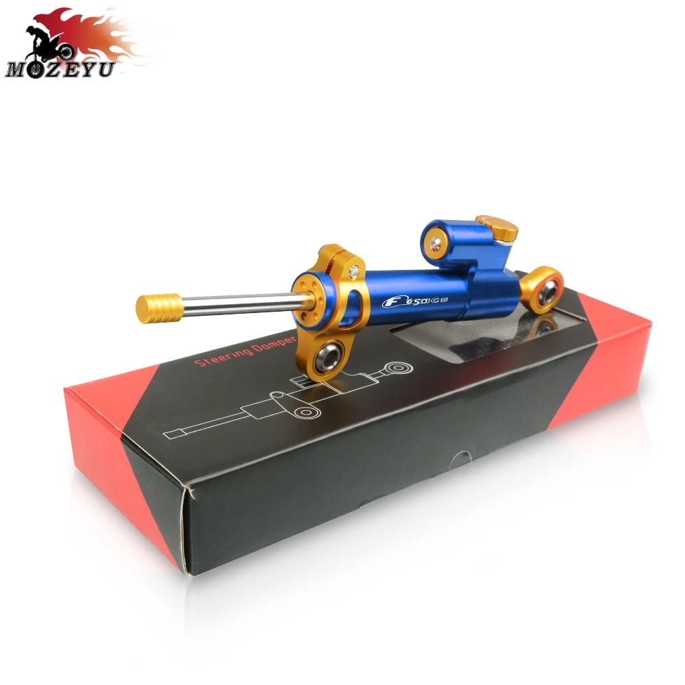 

f650cs Motorcycle CNC Steering Stabilizer Damper shock absorber stable steering control system for BMW F650CS F 650CS
