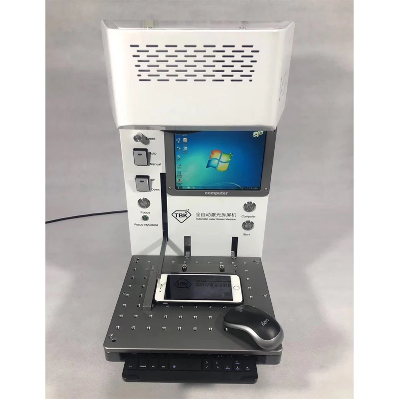 

TBK newest lcd panel laser repair machine For IPhoneX XS Max 8 8+ Back Cover Marking
