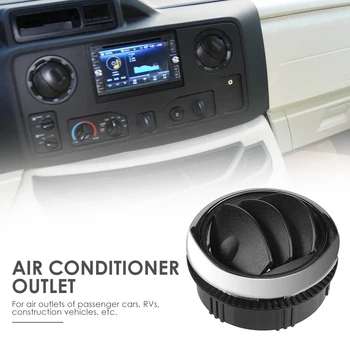 

Convenient Replace Car Accessories 75mm A/C Air Vent Universal Round Air Conditioning Outlet with Chrome for RV Bus
