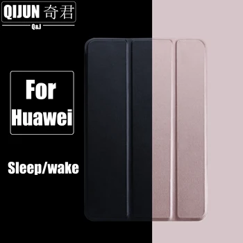 

Tablet case for Huawei MediaPad T1 7.0" Auto Smart Sleep wake funda Trifold Stand Solid cover card bag skin capa for T1-701u
