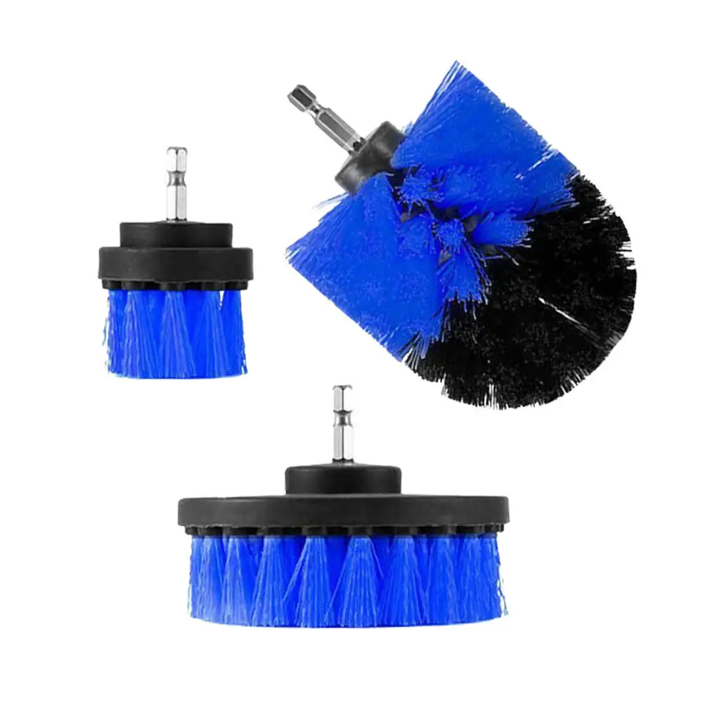 

3Pcs/Set Power Scrubber Cleaning Drill Brush Tile Grout Tools Tub Sink Cleaner Electric Cleaning Brush Three-piece Set