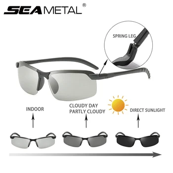 

Photochromic Polarized Sunglasses Men Polarized Sun Glasses Women Night Vision Anti-glare Goggles Men Driving Sun Glasses UV400
