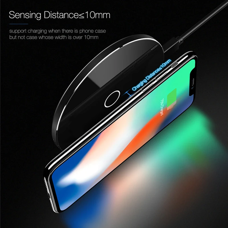 QC3.0 Быстрое беспроводное зарядное устройство Qi для Iphone X XS Max XR 8 Plus для Xiao mi x 2s 3 mi 9 Usb зарядная док-станция Быстрая зарядка