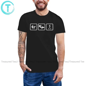 

Clown T Shirt Trampoline T-Shirt Cotton Fun Tee Shirt Big Streetwear Short-Sleeve Print Men Tshirt