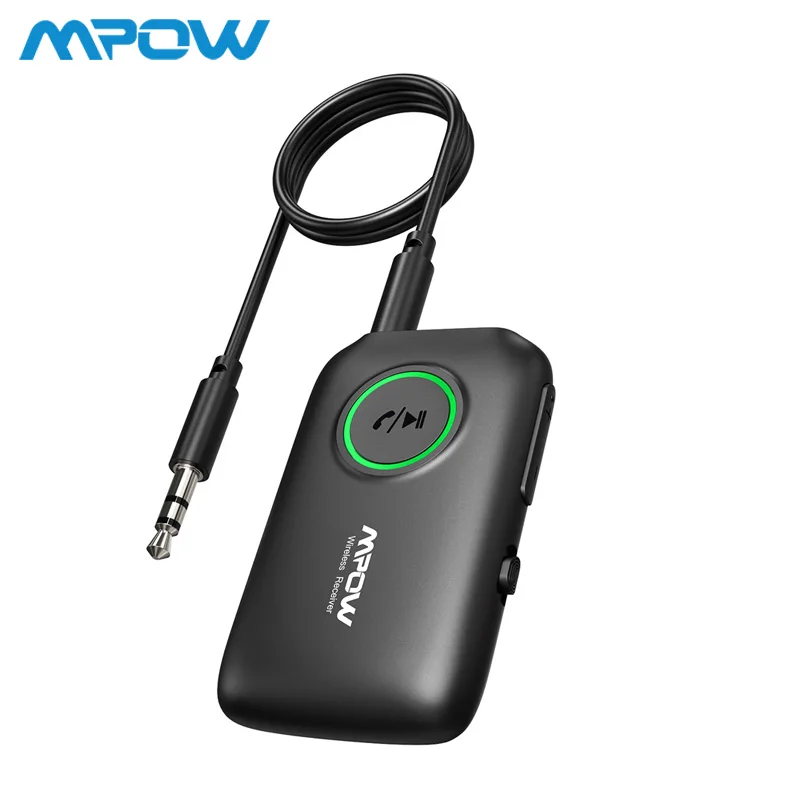 

Mpow BH390 Bluetooth 5.0 Receiver Transmitter 2 in 1 Support APTX/APTX-LL/APTX-HD With 3.5mm/RCA Plug For TV Car Home Audio PC