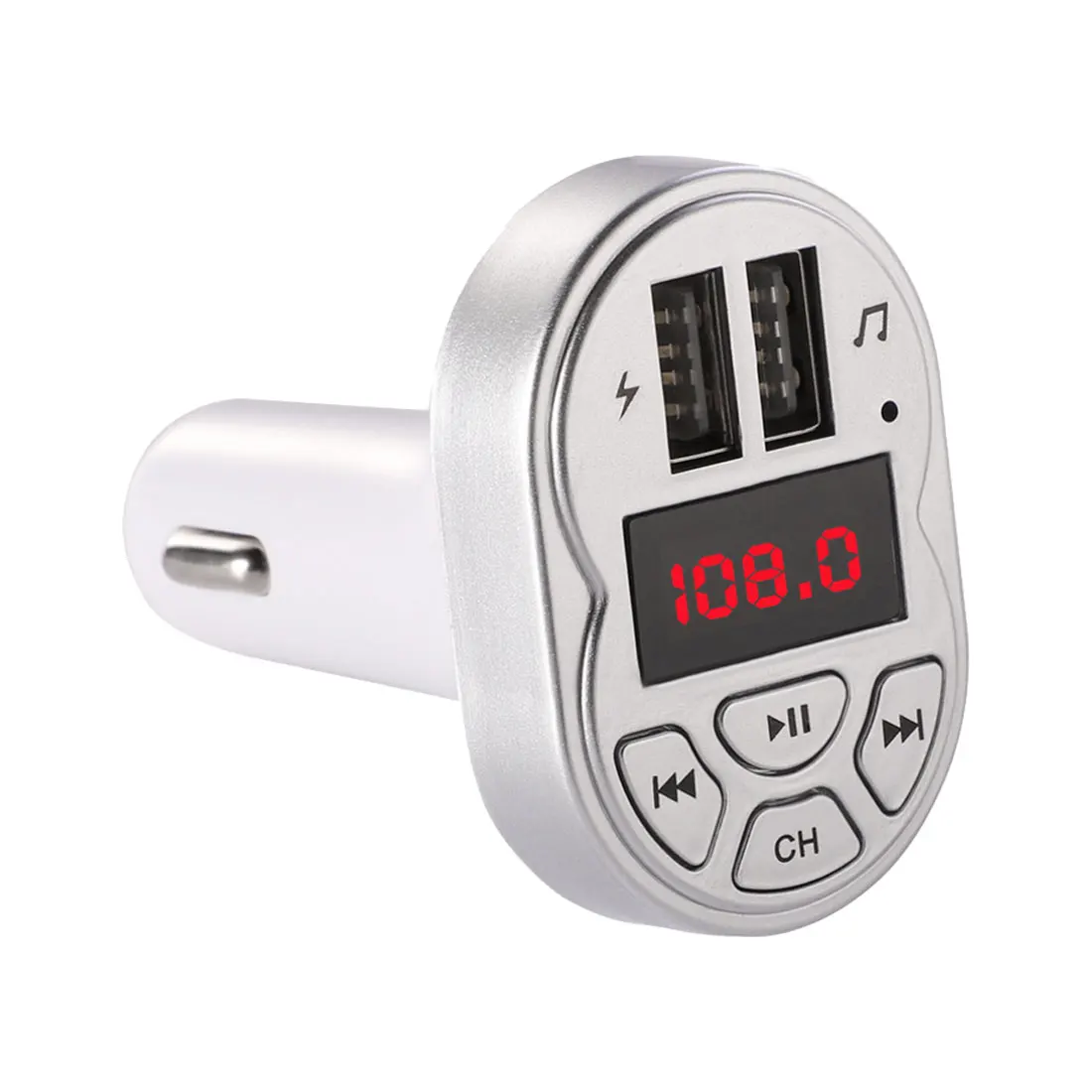 A2 автомобильный mp3 Bluetooth плеер светодиодный дисплей двойной USB карта зарядное устройство MP3-плеер автомобильный беспроводной fm-приёмопередатчик Bluetooth 5 в 4.1A