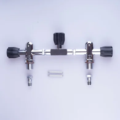 Diving Cylinder Valve Diving Cylinder Valve Double One-hand Left and Right Hand Universal