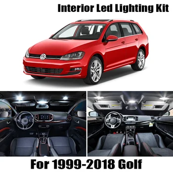 

Perfect White Canbus LED interior lamp indoor map dome light bulb Kit For VW For 1999-2018 Golf 4 5 6 7 MK4 MK5 MK6 MK7