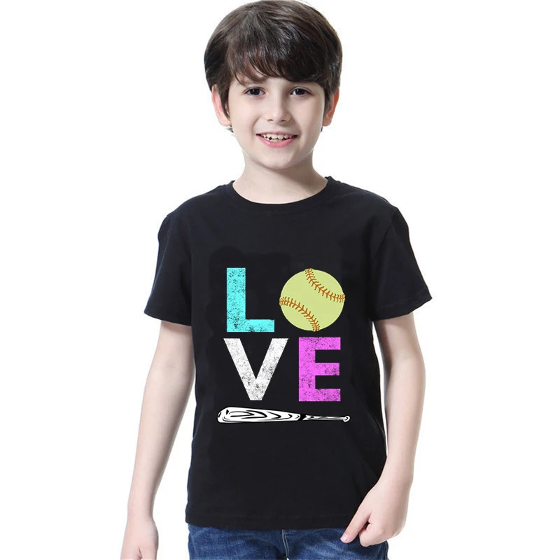 Children's t-shirts boys and girls European and American fashion letters printed short-sleeved round neck boys and girls t-shirt