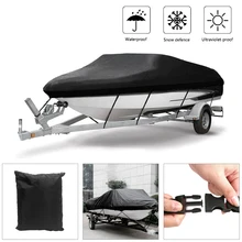 11 22ft Boat Cover Anti UV Waterproof Heavy Duty 3000D Marine Trailerable Canvas Yacht Outdoor Protection Boat Accessories