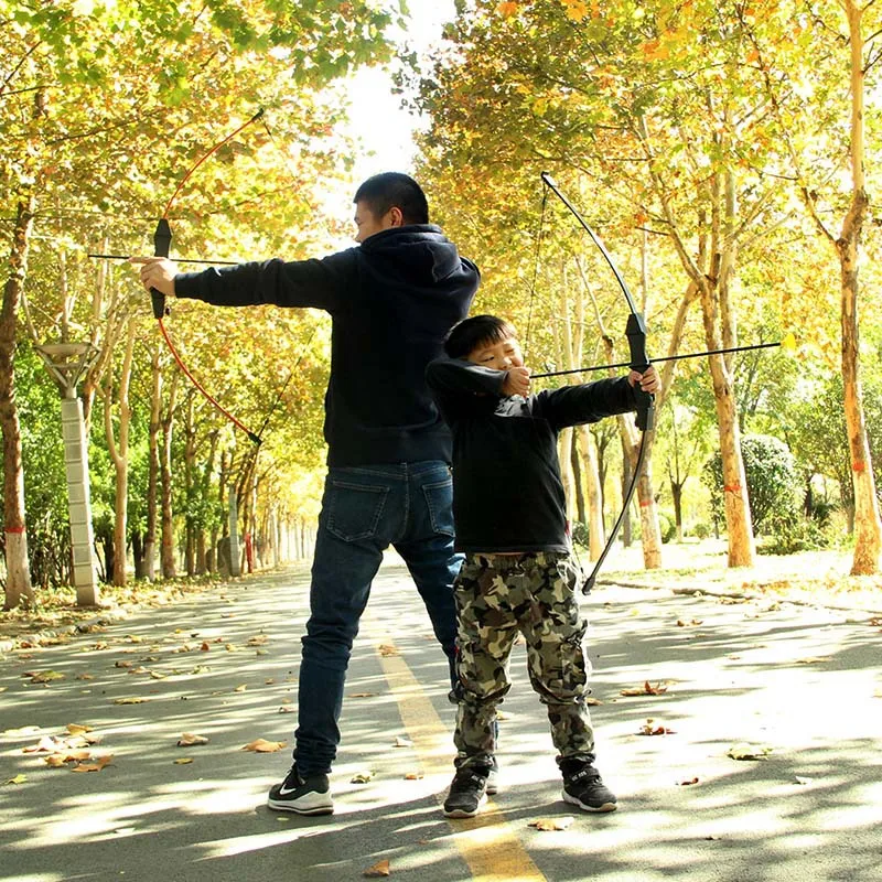 

Children's Simulation Bow and Arrow Child Games Entertainment Competitive Training Outdoor Leisure Archery Bow Recurve Bow