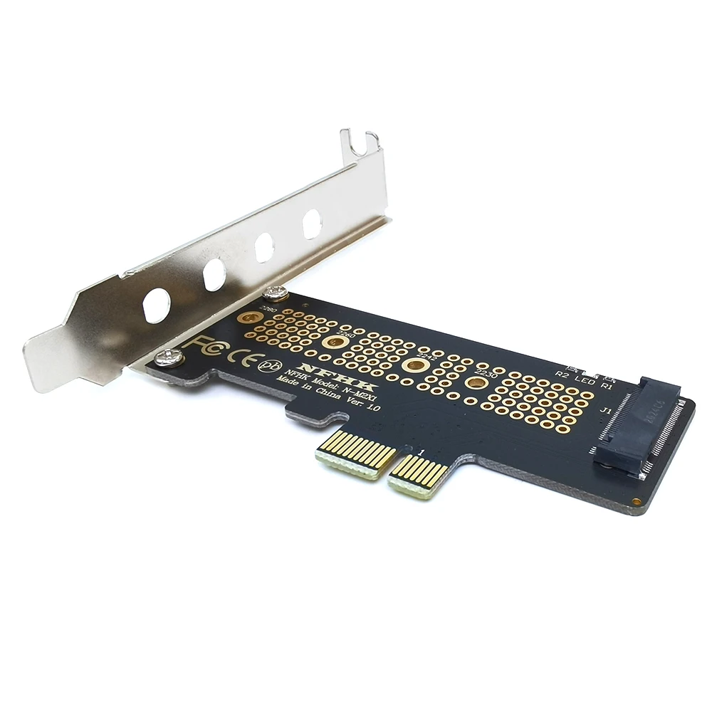 Адаптер NVME SSD M2 PCIE 1x M.2 NVME SSD к PCI Express X1 X4 X16 ...