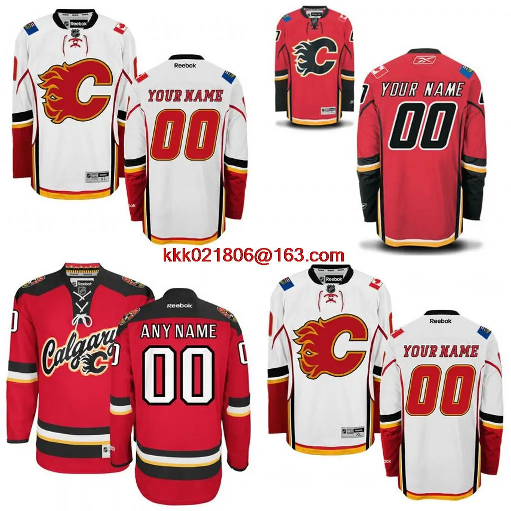 Custom Calgary высокое качество Персонализированная для мужчин женщин молодежи/детей Вышивка логотипа Джерси