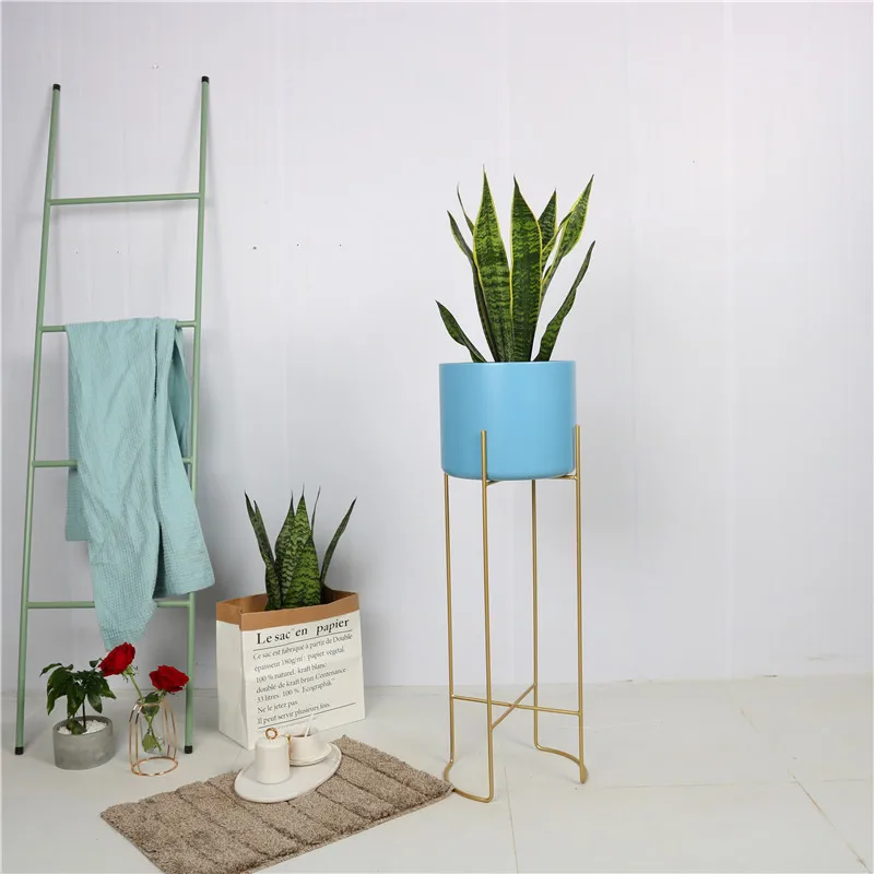 

Iron Art Flower Stand Indoor Balcony Pergola Epipremnum Aureum Rack Potted Plant Scandinavian Minimalist Home Creative Pot Frame