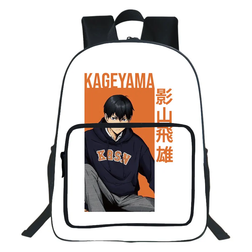 19 Inches Japanese Anime Haikyuu Backpack Boy School Bag Teenager Backpacks College Style Travel Double-layer Bag