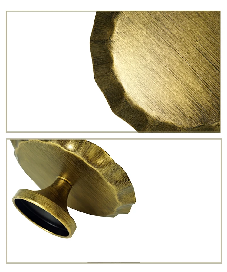 JAROWN Wedding Props Matte Black Cake Stand European Style Retro Gold Silver Fruit Plate Home Decoration Snack Stand Wave Edge Tray (29)