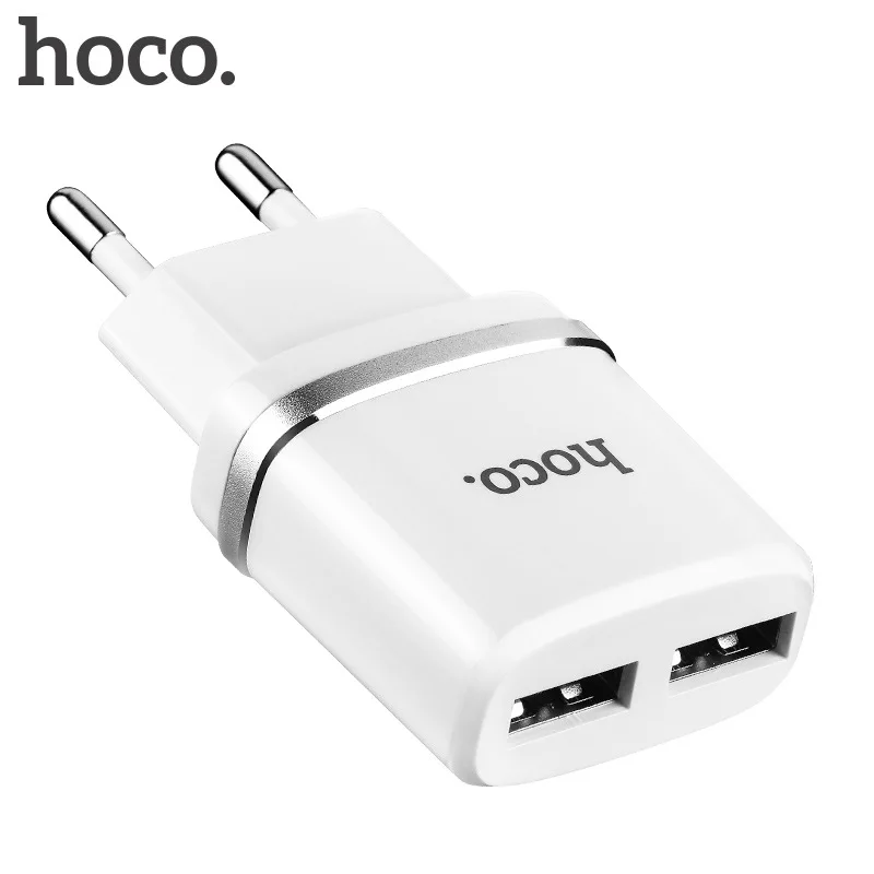 

HOCO Quick Charge 2.4A USB Charger Mobile Phone Fast Charger for iPhone X 8 7 Universal EU Plug Adapter USB Wall Charger Travel