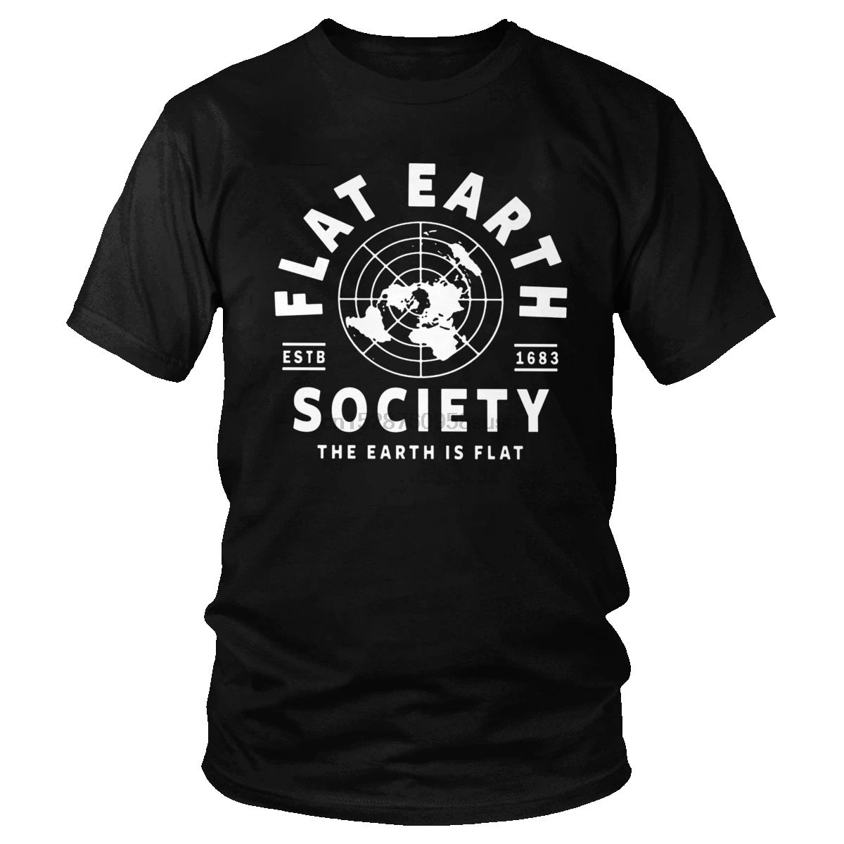 Забавная Мужская футболка с надписью плоская Земля товаром крутая для членов по