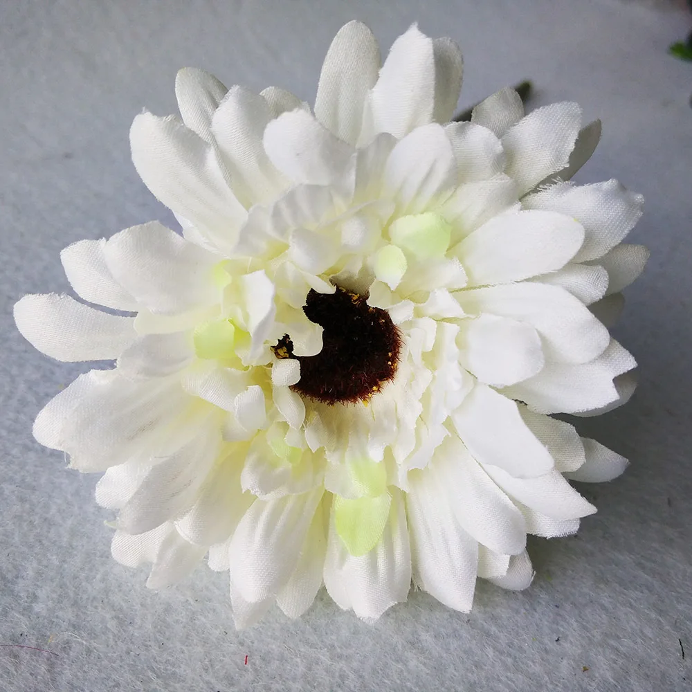 Ручная работа Gerbera модный домашний сад невесты Diy из упаковочного материала Свадебные банкетные Декоративные искусственные цветы ножницы Корона