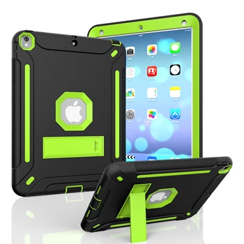 

New Armor Case For Apple ipad 5 iPad air 9.7 inch Kids Safe Heavy Duty Silicone Hard Cover For Apple ipad5 9,7 inch Tablet Case