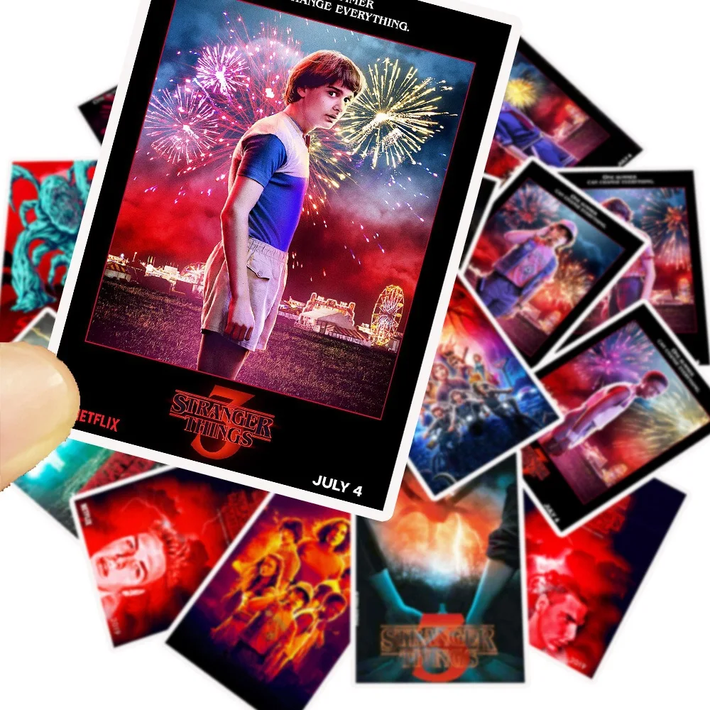 

Stranger Things Stickers Pack Anime Pegatina For Children On The Laptop Fridge Phone Skateboard Suitcase Funny Cool Sticker