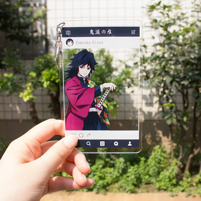 Demon Slayer: Kimetsu No Yaiba Косплей акриловый брелок сумка брелок держатель кулон аксессуары подарок
