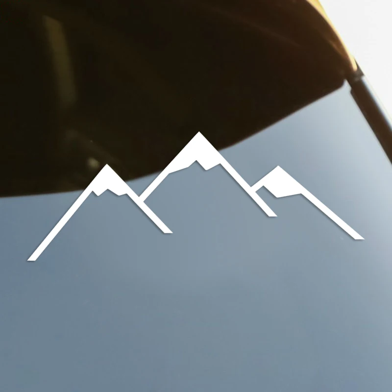 

Snow Capped Mountain Die-Cut Vinyl Decal Car Sticker Waterproof Auto Decors on Car Body Bumper Rear Window Laptop #S60696