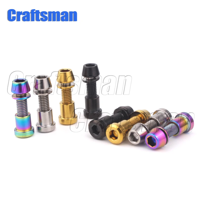 Титан болты M5 X18mm порождения замок конус колпачки + орехи Ti для 3T стволовых