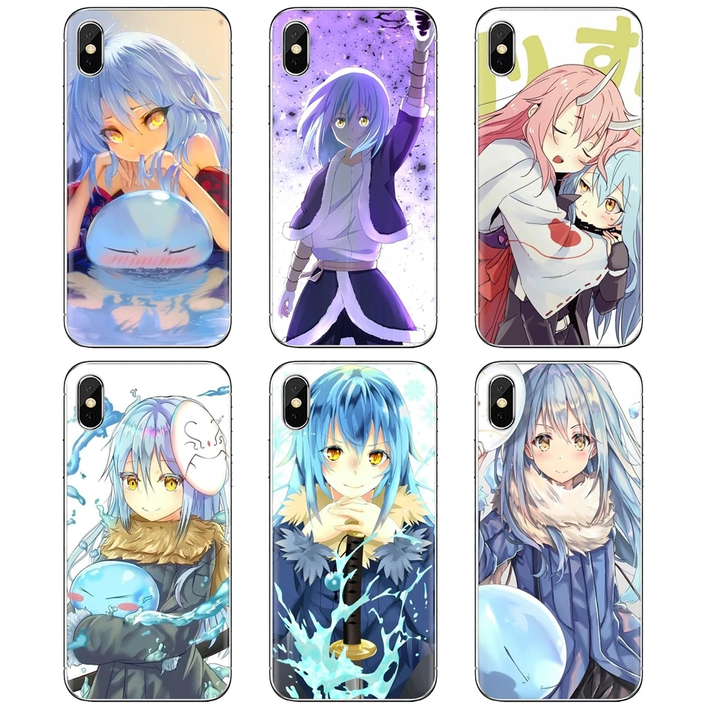 For Samsung Galaxy A10 A40 A50 A70 A3 A5 A7 A9 A8 A6 Plus 2018 2015 2016 2017 Silicone Cover Time I Got Reincarnated As A Slime | Мобильные