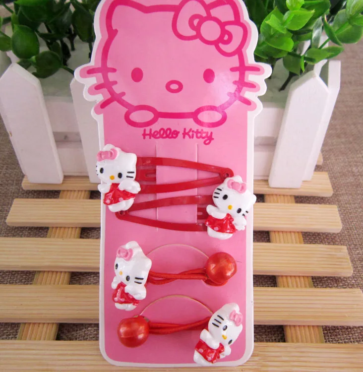 Заколки для девочек, Корейская заколка hello kitty, бантики, заколки для волос, аксессуары для волос для девочек